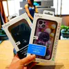 6,1-6,9 cala Universal Blister Card Carton Packing Packing Box dla iPhone'a 15 14 Pro Max Galaxy S23 Ultra Case 100pcs 200pcs 500pcs 1000pcs