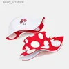 Chapéus de aba larga Bucket Chapéus 2023 Four Seasons Cotton Cartoon Shroom Print Bucket Hat Fisherman Hat Outdoor Travel Sun C para homens e mulheres 180L231216