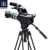 INNOREL VT80 professionnel en aluminium vidéo trépied hydraulique fluide vidéo tête caméra trépied pour appareil photo reflex numérique Dv 185 CM 12 kg charge maximale
