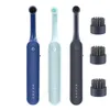 Escova de dentes com rotação de 360 ° Sonic Escova de dentes elétrica rotativa portátil recarregável para branqueamento de dentes instrumento limpo para remover tártaro cuidados bucais 231215