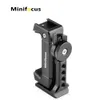 Holders Smartphone Tripod Mount Adapter Universal Phone Clip Holder 360 Rotation Mobile Clamp with Cold Shoe Mount for ArcaType Plate