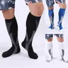 Chaussettes de sport au Design innovant pour hommes, bas de Compression pour favoriser la circulation sanguine, qualité supérieure