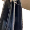 CARTERA con cremallera única, la forma más elegante de llevar dinero, tarjetas y monedas, monedero de cuero para hombres, tarjetero, billetera larga para mujeres de negocios Carteras tejidas clásicas