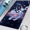 Alfombrillas de ratón Reposamuñecas Cyberpunk Mouse Pad Anime Mousepads Edgerunners Teclado Mat DIY Soft Gamer Large DeskMat XXL XL Accesorios para juegos para computadora J231215