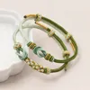 Bangle Handmade DIY Bracelet Colorful Thread Charm Rope Bangles For Women Men Knots Bracelets 231215