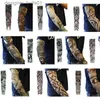 Maniche a braccio manichetta 6 set estivi ciclisti all'aperto mtb a crema solare 3d tatuaggio manica manica mangas para brazo protezione UV maniche braccia femminile 231216