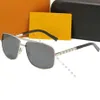 nieuwe mannen ontwerpen Attitude Zonnebril populaire mode vierkante zonnebril pilot metalen frame coating lens bril stijl UV400 Vrouwen Sonn233n
