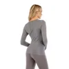 LL 1u1u Mujer Camisetas De Yoga Camiseta para Mujer Camiseta para Correr Transpirable De Alta Elástica Secado Rápido Manga Corta Sin Costuras Deporte Ciclismo Ropa De Gimnasia Correr Fitness Cl