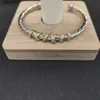 Bangle Dy Cable Classic Armband Sterling Silver Twist Thread Set Fashion Prossist 231215