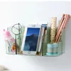 Storage Boxes Clear Cosmetic Organizer No Drilling Wall Mount Box Filter Hole Adhesive Bathroom Shelf Cabinet