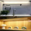 30 40 50 cm Hand Sweep Motion Sensor Under Cabinet Lights LED Hard Bar Night Lamp For Kitchen Bedroom Wardrobe Closet Background LL