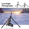 Acessórios K f Conceito Câmera de 160cm Tripé Stand Photography Ligografia Baixa Tripé de Viagem de Ângulo Com Bolsa de Carga Para Câmeras DSLR