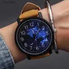 Kvinnors klockor 2022 Hot Sale Women Watch Fashion Starry Sky Watches Women Large Dial Sport Watch Women Quartz Par Watches Leather Strap Giftl231216