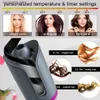 Bigodini Piastre per capelli Ferro arricciacapelli automatico Rotante Bigodini professionali Strumenti per lo styling per ricci Onde Ceramic Curly Magic Hair Bigodino Beach Waves T231216