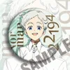 Spilli Spille 12PCS Anime Del Giappone Del Fumetto The Promised Neverland Cosplay Distintivo Yakusoku No Emma Spilla Spilli Zaini Pulsante Gift212e