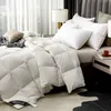 Comforters sets Royoliving Luxurious Goose Down Comforter White All Season Queen Size Duvet Insert 231215