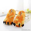 Pantoufle Nouveau hiver chaud monstre Ps drôle mignon Animal Cl pantoufles doux en peluche Homewear pyjama chaussures enfants dessin animé baskets Match Onesie R231216