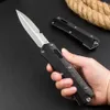 Espejo o Stonewash UT 184-10S Signature Series Glykon cuchillo de combate táctico Navajas de bolsillo EDC herramientas de caza para acampar al aire libre