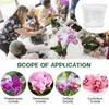 Pflanztöpfe, 5 Stück, transparenter Orchideentopf mit Löchern, Untertassen, Wurzelkontrolle, durchsichtiger Netztopf für atmungsaktiven ABS-Wachstumsbehälter 231215