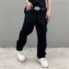 Мужские мешковатые джинсы с вышивкой в стиле хип-хоп, черные брюки, новинка 2023 года, широкие брюки Haruku в стиле панк-рок, уличная одежда, хит продаж