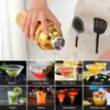 Bar Tools 15PCS Stainless Steel Rainbow Boston Cocktail Set 750ml Shaker with Strainer Measure Cup Bartender Kit Tool 231216