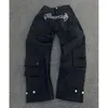 Pantalon Cargo Haruku rétro, salopette multi-poches, Hip Hop Rock, taille haute, ample, droit, pantalon de sport, Streetwear, nouvelle collection 2023