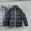 Tb inverno novo casaco sólido para homens e mulheres casais mesmo pescoço de manga comprida frio e quente 90 pato branco para baixo casaco