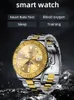 Other Watches Smart Watch For Men Smartwatch Connected AMOLED HD Screen Multifunction Fitness Sport Waterproof Steel Wrist Clock BT Call 231216