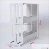 Lagerung Inhaber Racks 2 Tier Slim Slide Drehbare Pusl Rack Lebensmittel Shees Küche Trolley Schrank Caddy Gewürz Zubehör Drop Delive dh4Mi