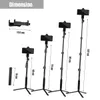 Accessori Andoer Supporto per treppiede allungabile per selfie stick da 54 pollici con supporto per telefono treppiede da tavolo Otturatore remoto per selfie foto video live