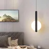 Noordse bedachtkeuken LED Hanglamp Modern slaapkamer Bedroom Bedmacht Hanglamp LED LED -verlichting Populaire suspensie Lichten W22032273C