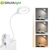 LED -skrivbordslampa Touch Clip Wireless Tabell Ljus Desktop USB uppladdningsbar 1800mAh Battery Study Lamps Bed Reading Night Lights314Q