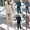 Dames Tweedelige broek Winter Damesset Jumpsuit Overalls Jassen Parka Outdoor Sneeuwpakken Eén ski Skibroeksets Trainingspakken 2 stuks