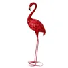 Décorations de jardin 1pc lumière solaire Flamingo extérieur lumineux simulation animaux lumières décoratives ornements aménagement paysager