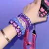 Charm Armband Flower Pärlade armband strandsmycken lämplig för damer flickor