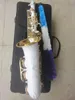 Saxophone Alto blanc de marque japonaise, instrument de musique e-flat A-992 avec étui, niveau professionnel