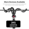 Accessories Ulanzi FT01 Octopus Tripod Stand Flexible for Phone DSLRs with 1/4" Screw Ballhead Cold Shoe Smartphone Clip Selfie Stick Vlog