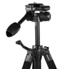 Tutucular QZSD Q111 Tripod Hafif Taşınabilir Alüminyum Alaşım Kamera Seyahat Tripod Hızlı Serbest Bırakma Plakası/ DSLR Kamera için Taşıma Çantası