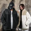 Mens Designer Fleece Jacket Women Faux Shearling Outerwear Unisex Lambs Wool Winter Coat Parka Overcoat Invisible Cap Fashion Thick Warm Designer Clothes