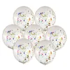 Ballons géants en Latex de 36 pouces, avec confettis, grand, transparent, gonflable, décoration de Mariage, fête d'anniversaire, Favor261S