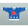 Benutzerdefiniertes blaues MARC GAGNON 7 LE NATIONAL DE QUEBEC Eishockeytrikot, neu, oben genäht, S-M-L-XL-XXL-3XL-4XL-5XL-6XL