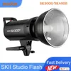 Matériel Godox Flash Sk400ii 400ws Sk300ii 300ws Flash de studio professionnel stroboscopique intégré 2.4g sans fil X système de prise de vue Sk400 mise à niveau