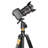 Tillbehör Q999C kolfiber Lätt vikt Utdragbar kompakt Digital DSLR Videokamera stativ 15 kg Last Tungt stativ campingpall