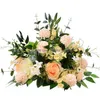 Dekoratif Çiçek Çelenkleri Düğün Dekorasyon Simasyonu Çiçek Top Arch Arka Plan Rehber Partisi Düzen Damla Damlası Ev Garde DHH3R