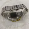Orologio automatico Moissanite ghiacciato completamente rovesciato Orologio da polso meccanico con borchie personalizzato in acciaio inossidabile da 41 mm