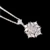 Xiy Halskette aus reinem Weißgold, GIA, 0,50 ct, Haupt-E-Vs1-M-Diamant, trendiges, edles Schmuckset nach Maß