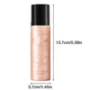 Blush 3 couleurs Spray liquide surligneur miroitant contour du visage cosmétique paillettes corps bronzant luminiseur brume surbrillance maquillage 231215