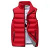 Gilet da uomo Gilet imbottito in cotone Giacca da uomo Piumini Cappotto senza maniche Addensare caldo Gilet casual Abbigliamento invernale Taglie forti