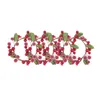 Decorative Flowers Christmas Berry Wreath Pography Props Candlestick Xmas Decorating Accessory Gift Ornament Adorn Garland