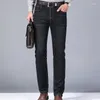 Mäns jeans denim Business Casual Brand High Quality Four Season Fashion Arrivals Pants Plus Size